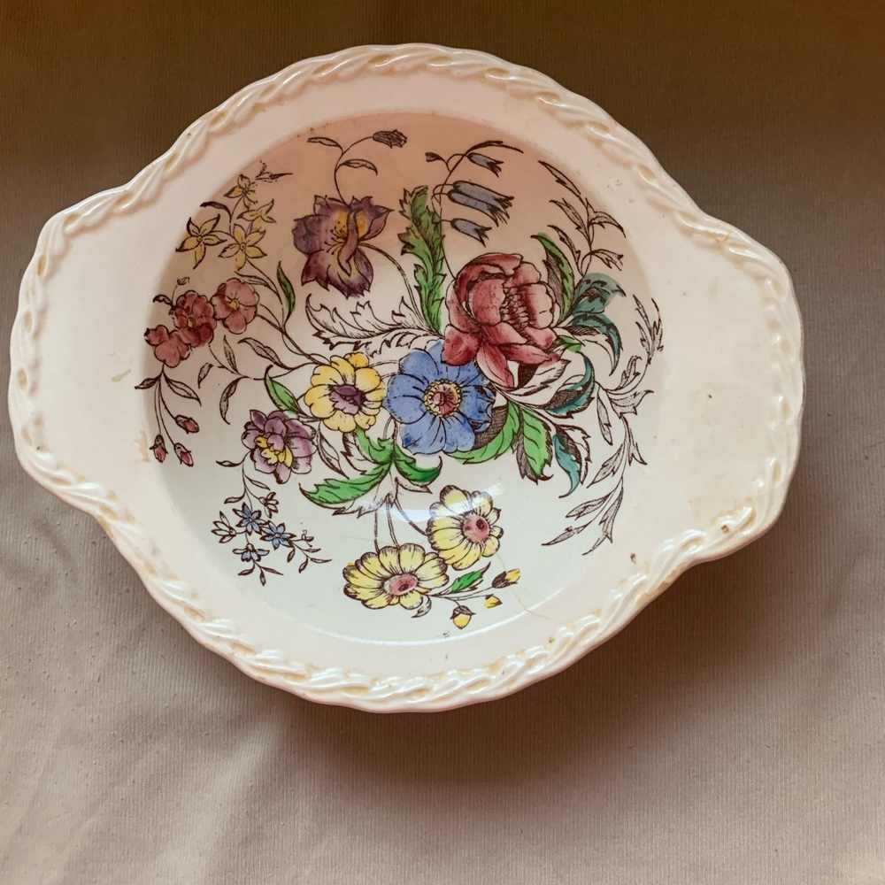 Vintage Hand Painted Bow